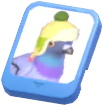 Info Cark (Green Hat Stock Dove)