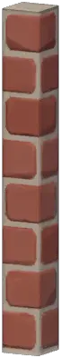 Thin Brick Pillar