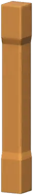 Thin Wooden Pillar