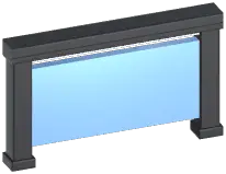 Winter Glass Fence