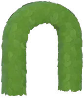 Vibrant Hedge Archway