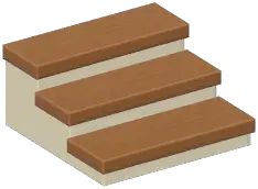 Wooden Short Stairs