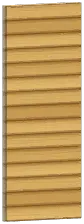 V-Rib Wooden Slat Wall