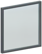 Square Metal Window Wall
