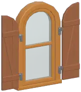 Rustic Arched Window