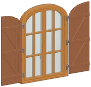 Rustic Large Casement Window