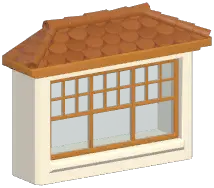 Wood Tile Bay Window