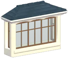 European Slate Bay Window