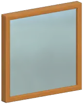 Square Wooden Window