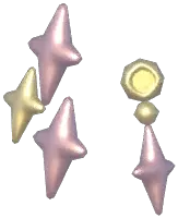 Lustrous Star Ear Studs