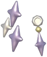 Lustrous Star Ear Studs