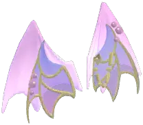 Pearlescent Wing Earrings