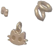 Wolf & Bone Ear Studs
