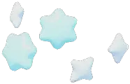 Floating Star Earstuds