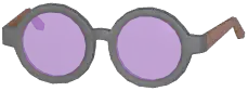 Wood Grain Round Glasses