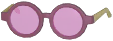 Wood Grain Round Glasses