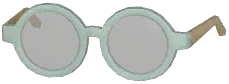 Wood Grain Round Glasses