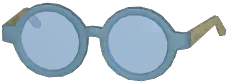 Wood Grain Round Glasses