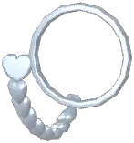 Heart Chain Monocle