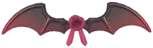 Elegant Rose Bat Wings
