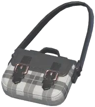Plaid Messenger Bag