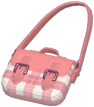 Plaid Messenger Bag
