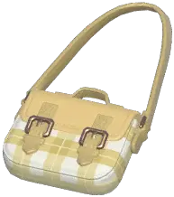 Plaid Messenger Bag