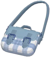 Plaid Messenger Bag