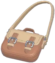 Color-Blocked Messenger Bag