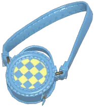 Checkered Round Bag
