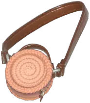 Rattan Round Bag
