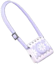 Snowflake-Trim Camera Bag