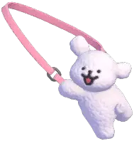 Maltese Plush Crossbody Bag