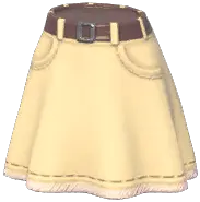 Entertainer Belted Mini Skirt