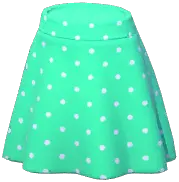 Polka Dot Mini Skirt