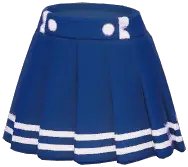 Button Pleated Skirt