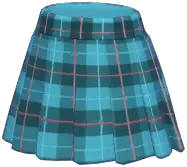 Plaid Pleated Skirt