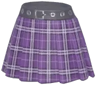Punk Plaid Pleated Skirt