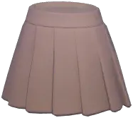 Monocolor Pleated Skirt