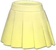 Monocolor Pleated Skirt