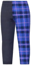 Half Plaid Pencil Pants