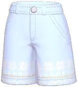 Snowflake-Trim Shorts