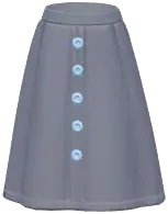 Executive Button Long Skirt