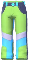 Color-Blocked Pop Pants