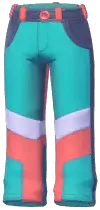 Color-Blocked Pop Pants