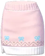 Jacquard Knitted Tight Mini Skirt