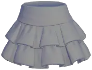 Tiered Ruffle Mini Skirt