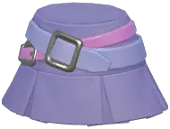 Blueberry Leather Skirt