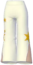 Colorful Embroidered Flared Pants