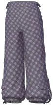 Plaid Parachute Pants